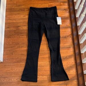 Black Flared Yoga Pants